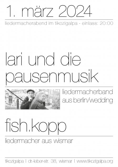 Lari und die Pausenmusik + Fish.kopp
